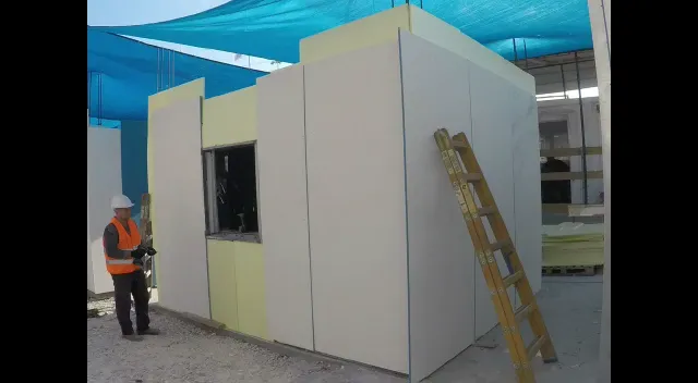 קטעי התקנה: פאנלים, מנוף ואלמנט מוגמר בשיטת iForm
